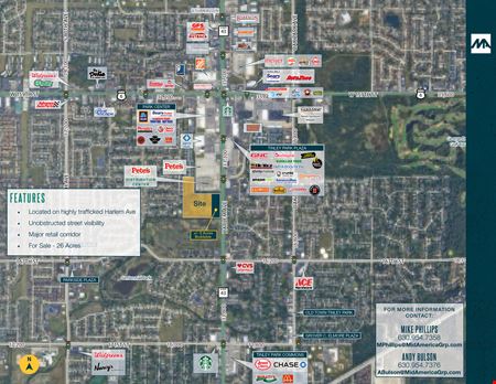 A look at NWC 163rd Street & Harlem Avenue commercial space in Tinley Park