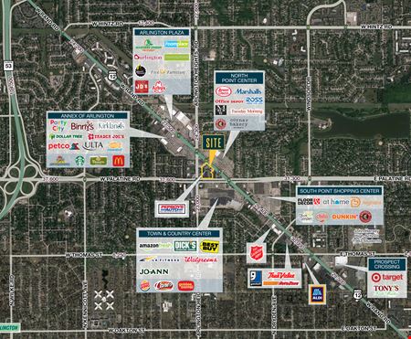A look at NWC Rand Road & Palatine Road commercial space in Arlington Heights