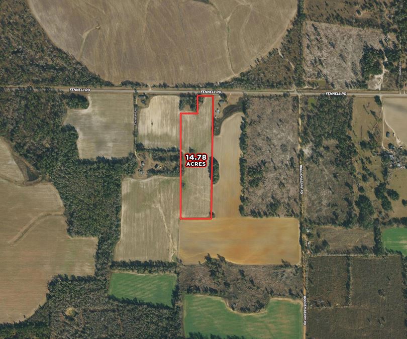 Unique 14.78 Acres of Farmland & Woods near Lake Seminole, GA