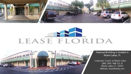 A look at 5881-5901 Northwest 151st Street Commercial space for Rent in Miami Lakes