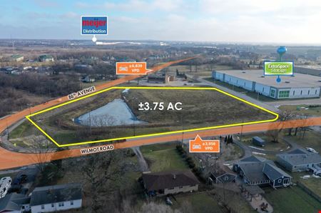 A look at $1 Auction – 3.75 AC Corner Parcel commercial space in Pleasant Prairie