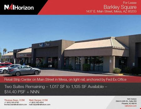 A look at Barkley Square commercial space in Mesa