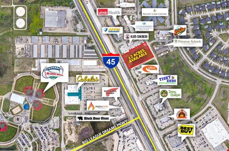 A look at ±2 Acres Available commercial space in League City