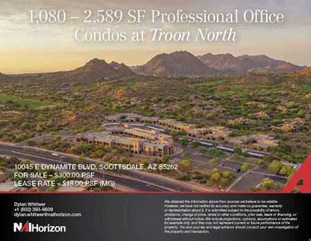 A look at Troon North Condos commercial space in Scottsdale