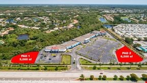 Two Pad Sites Available for Build-to-Suit or Ground Lease