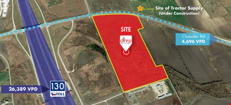 A look at State Highway 130 & Chandler commercial space in Hutto