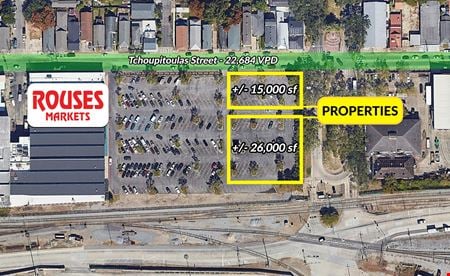 A look at Uptown Rouse's Outparcel for Lease or BTS commercial space in New Orleans
