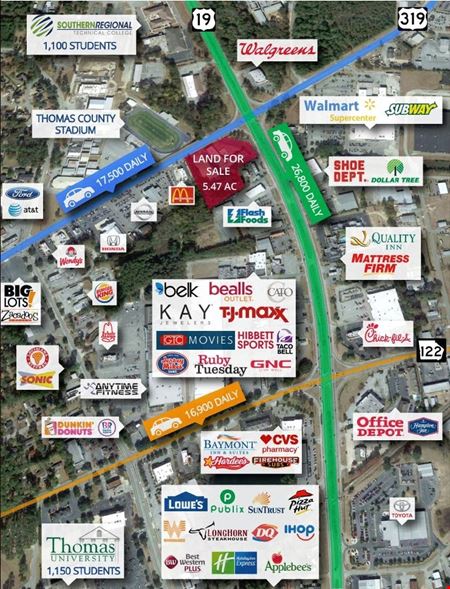 A look at 15375 US HWY 19 S commercial space in Thomasville