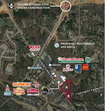 A look at 5321 Sunset Lake Road commercial space in Holly Springs