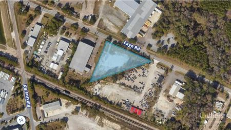 A look at Industrial Land for Lease | 1.6 AC commercial space in Jacksonville