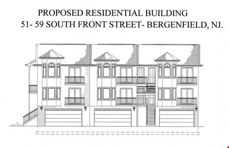 A look at Approved (7) Unit Residential Development in Bergenfield Commercial space for Sale in Bergenfield