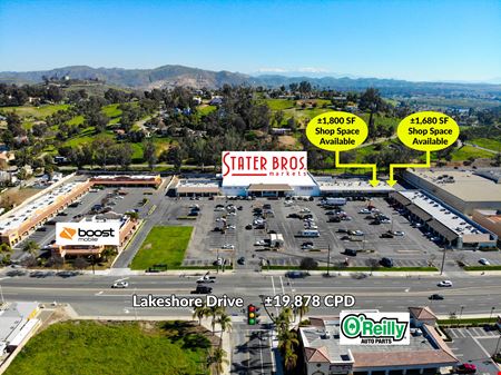 A look at Lakeshore Plaza Retail space for Rent in Lake Elsinore