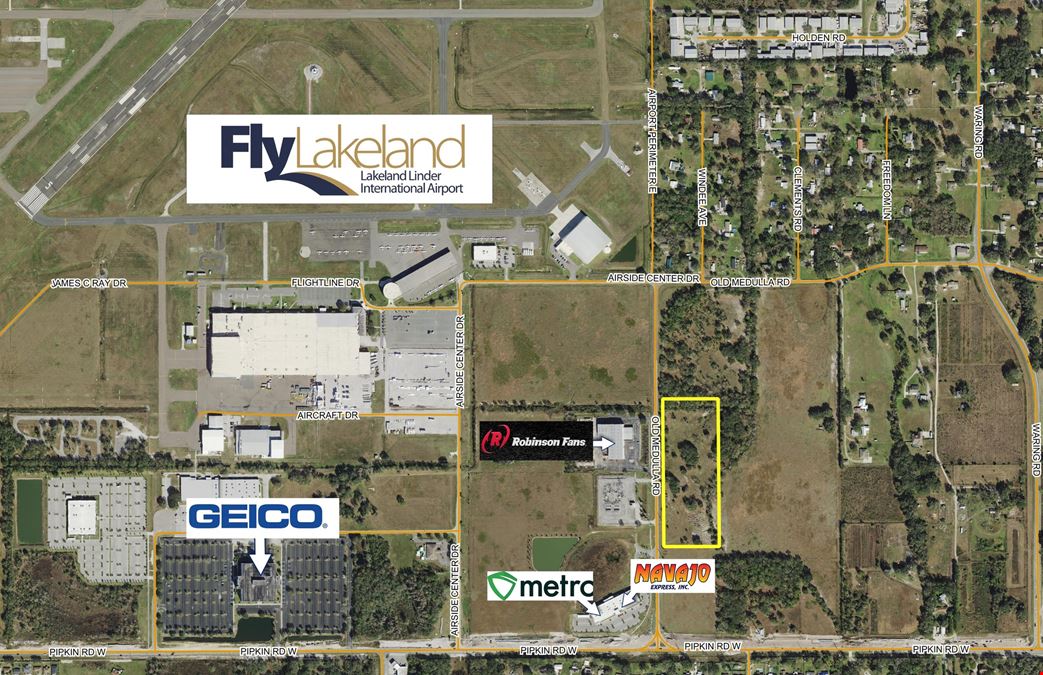 Lakeland Airport Industrial Development Land
