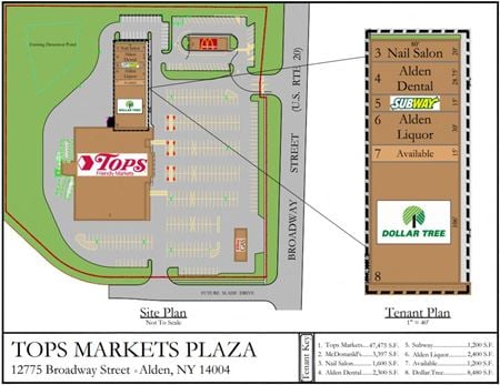 A look at Tops Plaza-Alden - Former Restaurant Retail space for Rent in Alden