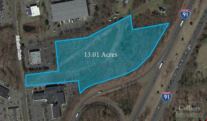 ±13 acres with excellent I-91 visibility