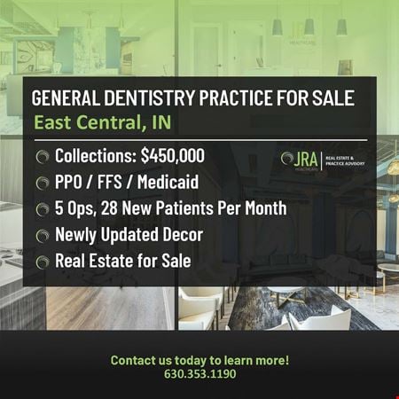A look at #1011699 - General Dentistry Practice for Sale - East Central IN  commercial space in East Central