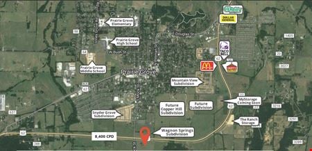 A look at Tract A 11.5 Acres (West) Hogeye Rd & Hwy 62 commercial space in Prairie Grove