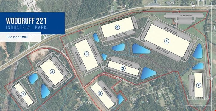 ±330-Acre Industrial Tract in Woodruff, SC