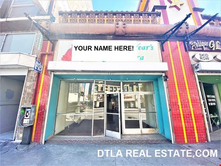 A look at Retail Space Near Grand Central Market! Retail space for Rent in Los Angeles