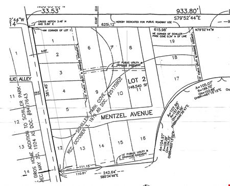A look at 19 Land Lots commercial space in Schiller Park