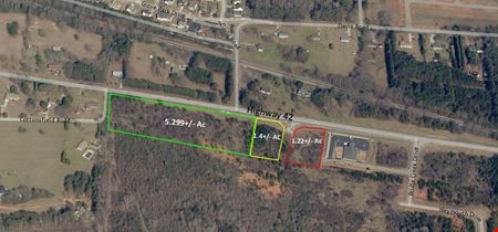 A look at  Hwy 42/Bridle Creek Road commercial space in Locust Grove