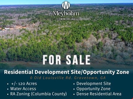 A look at +/- 120 Acres Development Site in Columbia County, GA commercial space in Grovetown