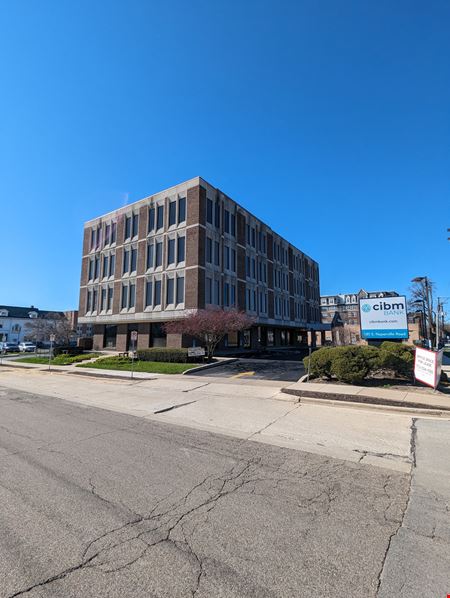 A look at Downtown Wheaton Office | CIBM Bank Anchored Building Available commercial space in Wheaton