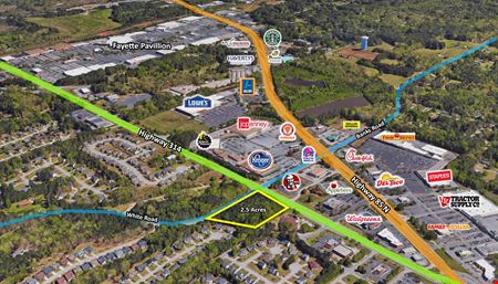 A look at Prime Corner Land Development Site | ± 2.5 Acres commercial space in Fayetteville