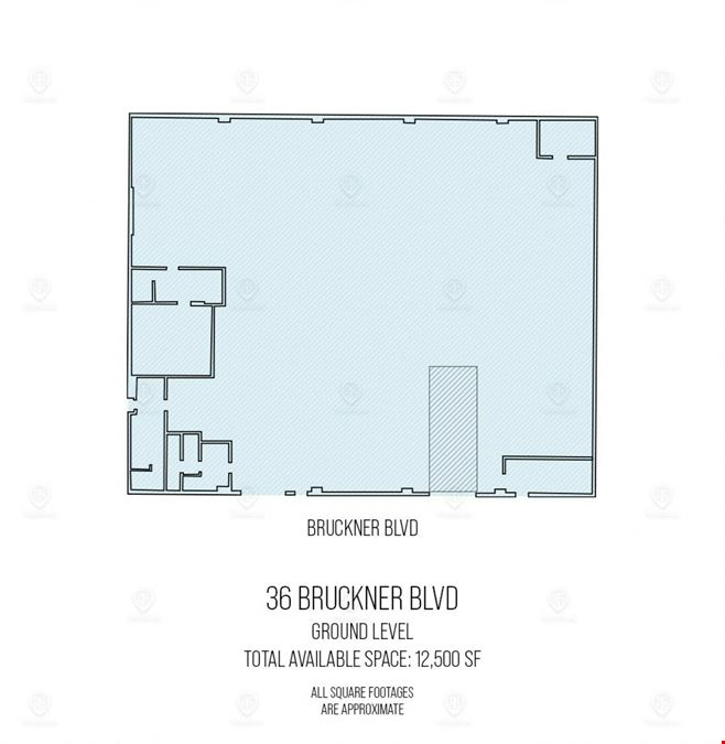 25,000 SF | 36 Bruckner Blvd | Prime Corner Industrial  Space for Lease