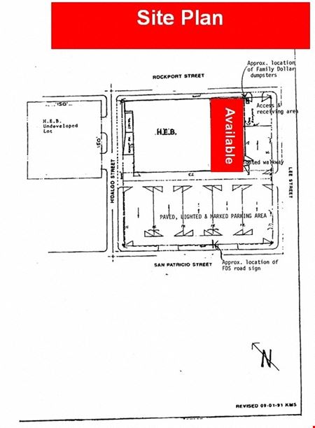 A look at Lease Space Adjacent to HEB Grocery Retail space for Rent in Mathis