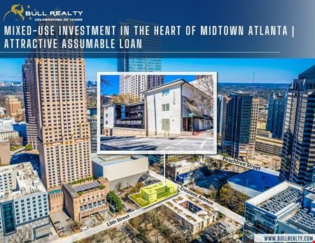 A look at Mixed-Use Investment in the Heart of Midtown | Attractive Assumable Loan | Atlanta, GA commercial space in Atlanta