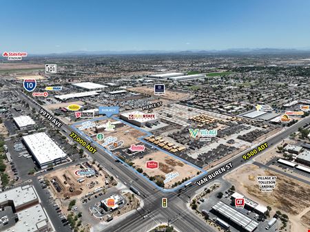A look at The Shops & Pads at 99th commercial space in Tolleson