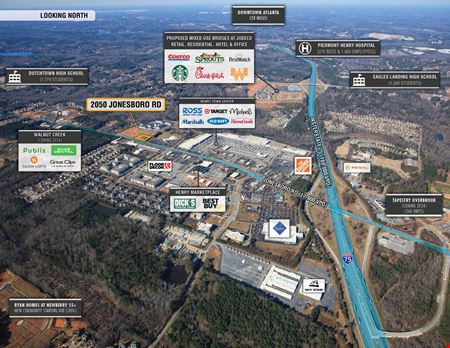 A look at Piedmont Urgent Care Anchored Strip commercial space in McDonough