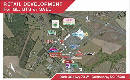 A look at Walmart Outparcel for GL, BTS or Sale commercial space in Goldsboro