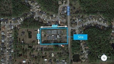 A look at 4.82± acres with 334 Front Feet on Blair Road commercial space in Jacksonville