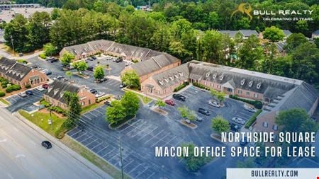 A look at Macon Office Space | Northside Square | ±180-5,089 SF Office space for Rent in Macon