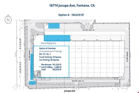 A look at 16774 Jurupa Avenue Commercial space for Rent in Fontana