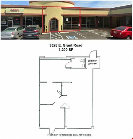 A look at Grant Plaza Retail space for Rent in Tucson
