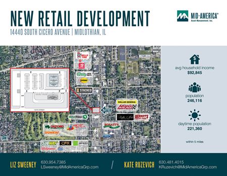 A look at New Retail Development commercial space in Midlothian