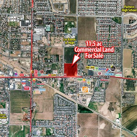 A look at 11.88 ac Highway Commercial Land For Sale in Los Banos, CA commercial space in Los Banos