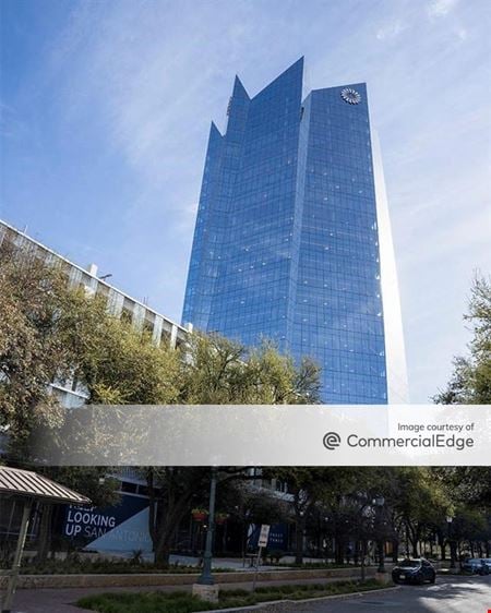 A look at Frost Tower Office space for Rent in San Antonio