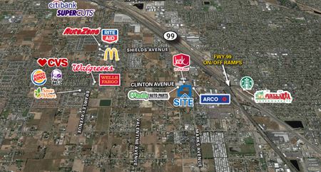 A look at SWC of Clinton & Marks Avenues commercial space in Fresno