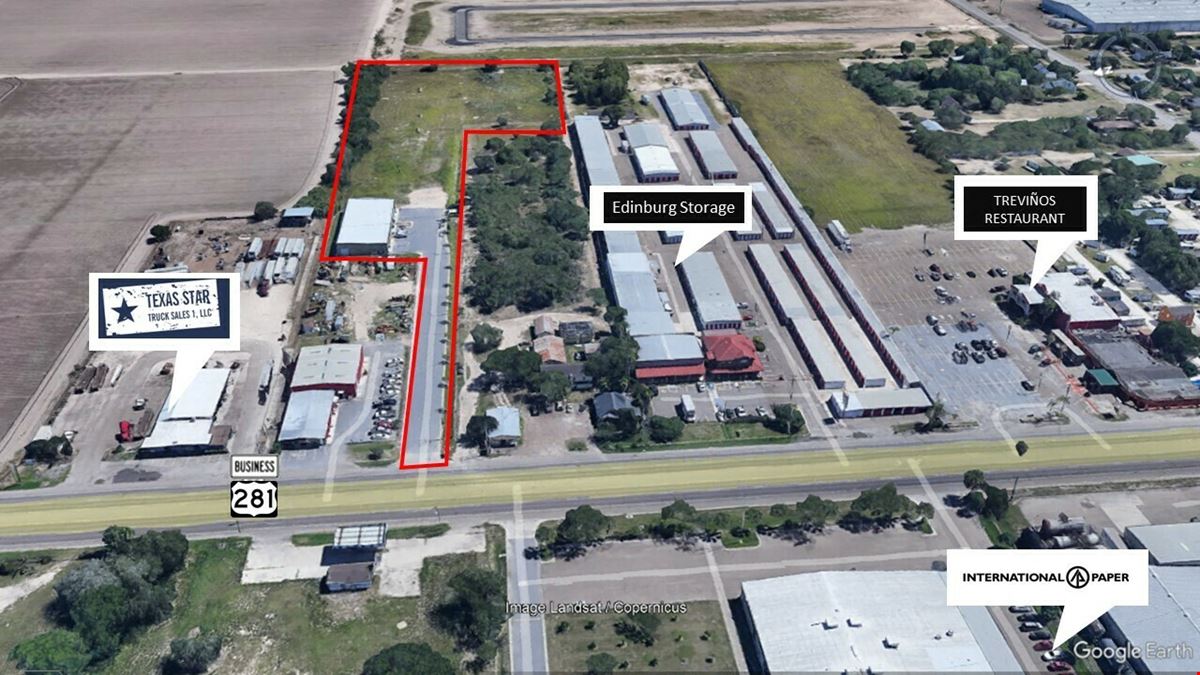 1-4 Acres of Land for Lease in Edinburg, TX