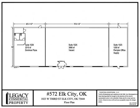 A look at 1023 Third St. commercial space in Elk City