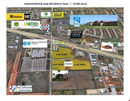 A look at Loop 322 / Industrial Blvd / Treanor Drive commercial space in Abilene