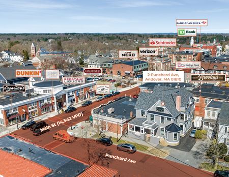 A look at Modern Downtown Andover Mixed-Use Building commercial space in Andover