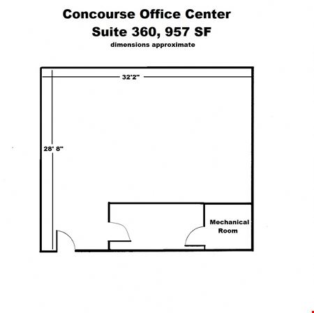 A look at Concourse Office Center - Office Suites for Lease - Ann Arbor / Pittsfield Twp commercial space in Ann Arbor