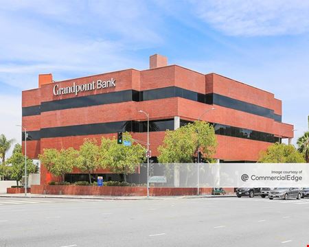 A look at The Grandpoint Bank Building Office space for Rent in Encino