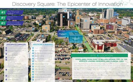 A look at One Discovery Square Office space for Rent in Rochester