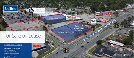 A look at For Sale or For Lease | Box Space and Outparcel Available Commercial space for Rent in Newport News